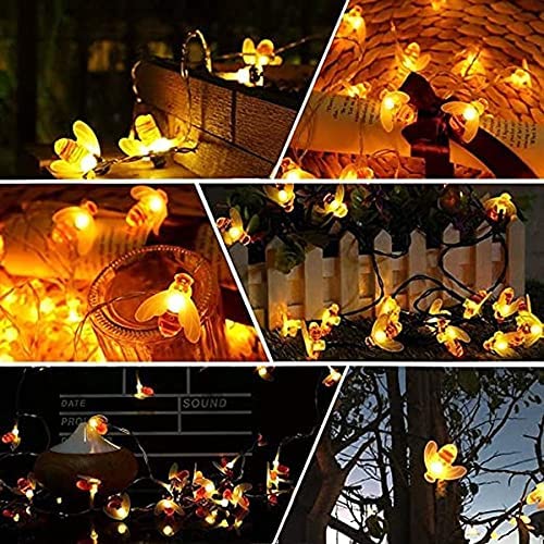 Solar String Lights Outdoor 30 LED Bee Shape - Image 5