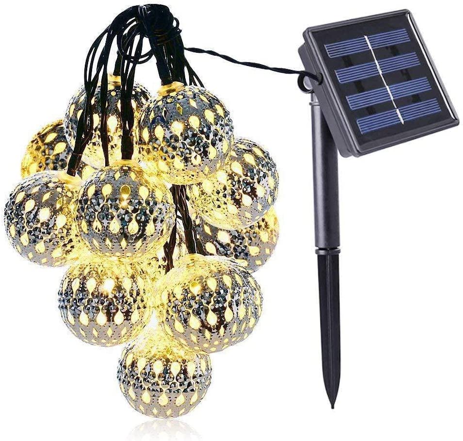 Solar Powered 50 LED String Lights Outdoor Decor - Image 2