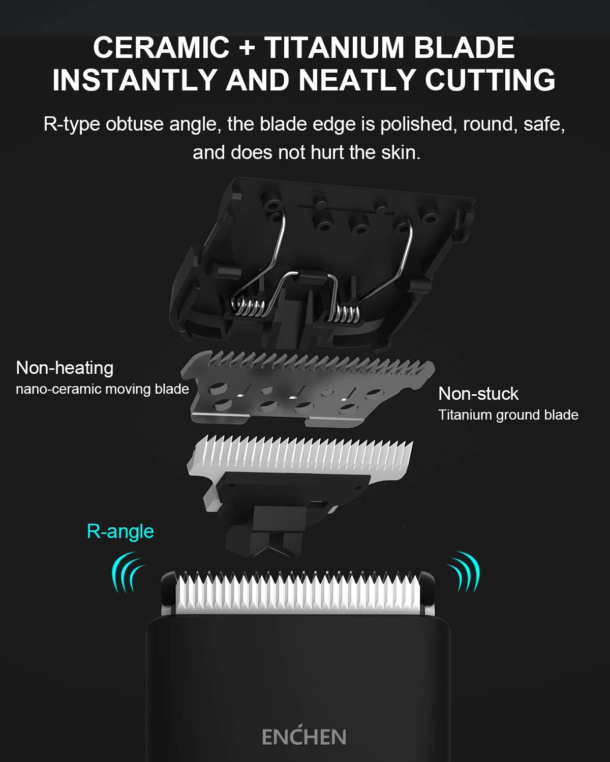 Hair Clippers for Men Professional Cordless Hair Beard Trimmer Mens - Image 5