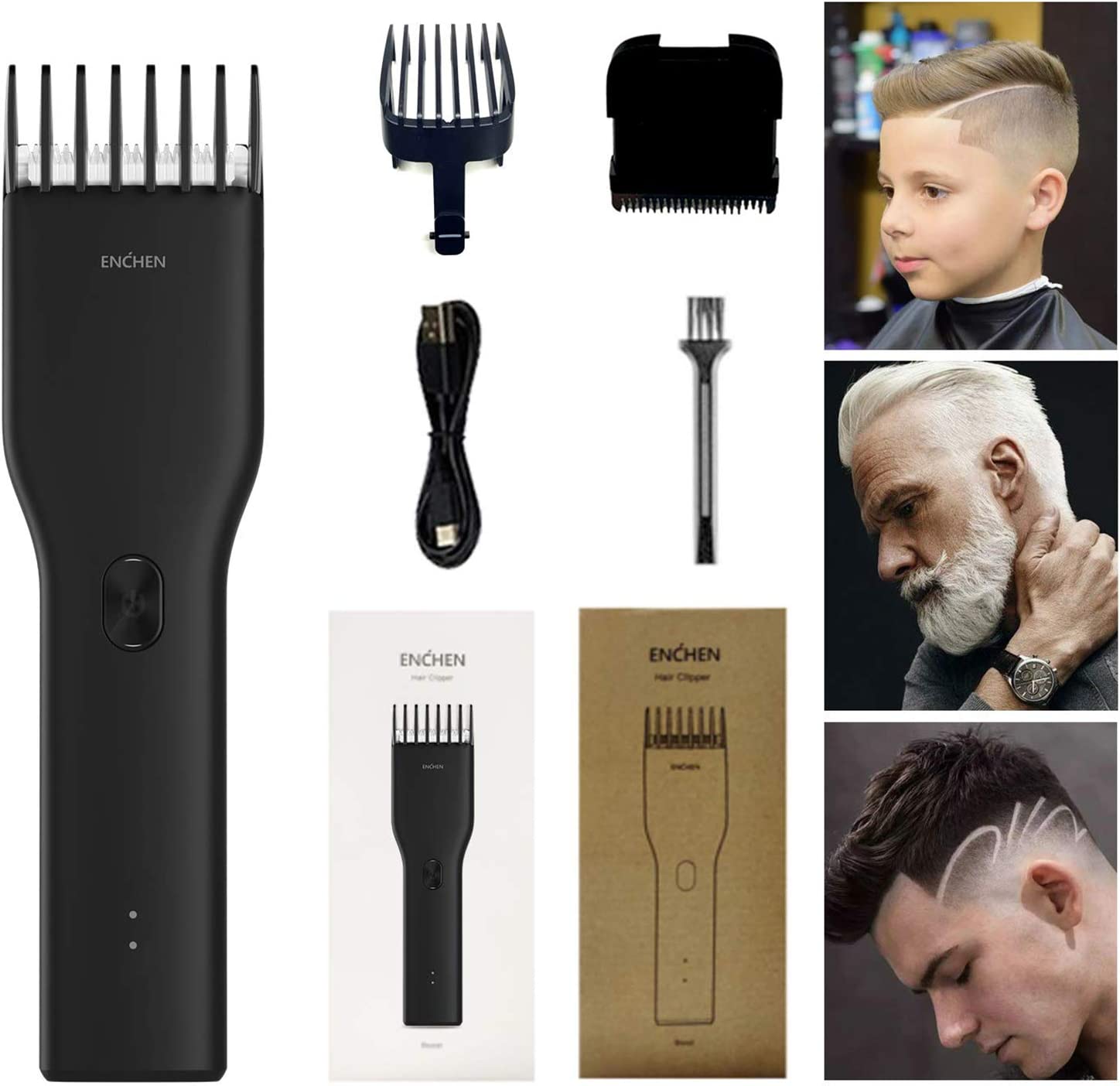 Hair Clippers for Men Professional Cordless Hair Beard Trimmer Mens